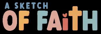 A Sketch of Faith — Bible crafts for kids