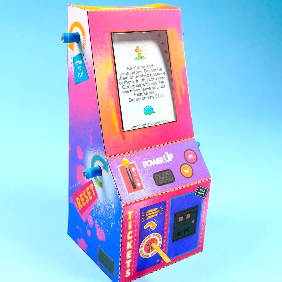 Arcade game Bible promise craft