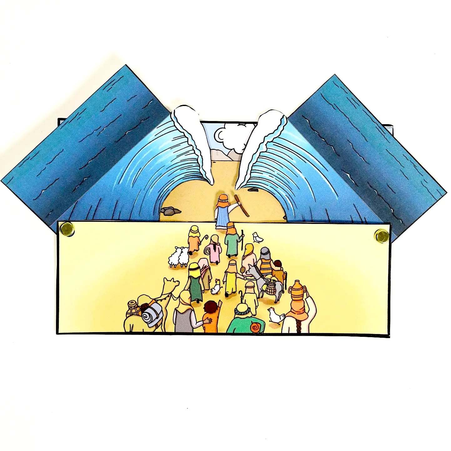 Moses and the Parting Red Sea craft